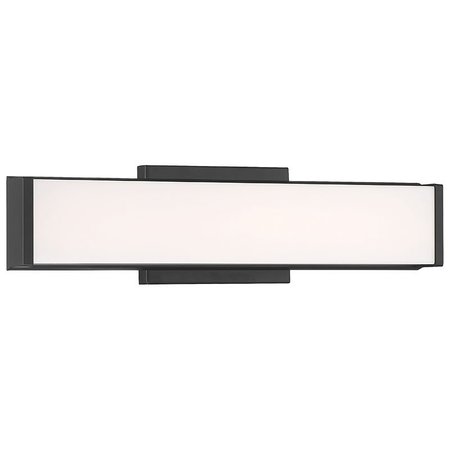 ACCESS LIGHTING Citi, LED Vanity, Matte Black Finish, Acrylic Lens Acrylic 62571LEDD-MBL/ACR